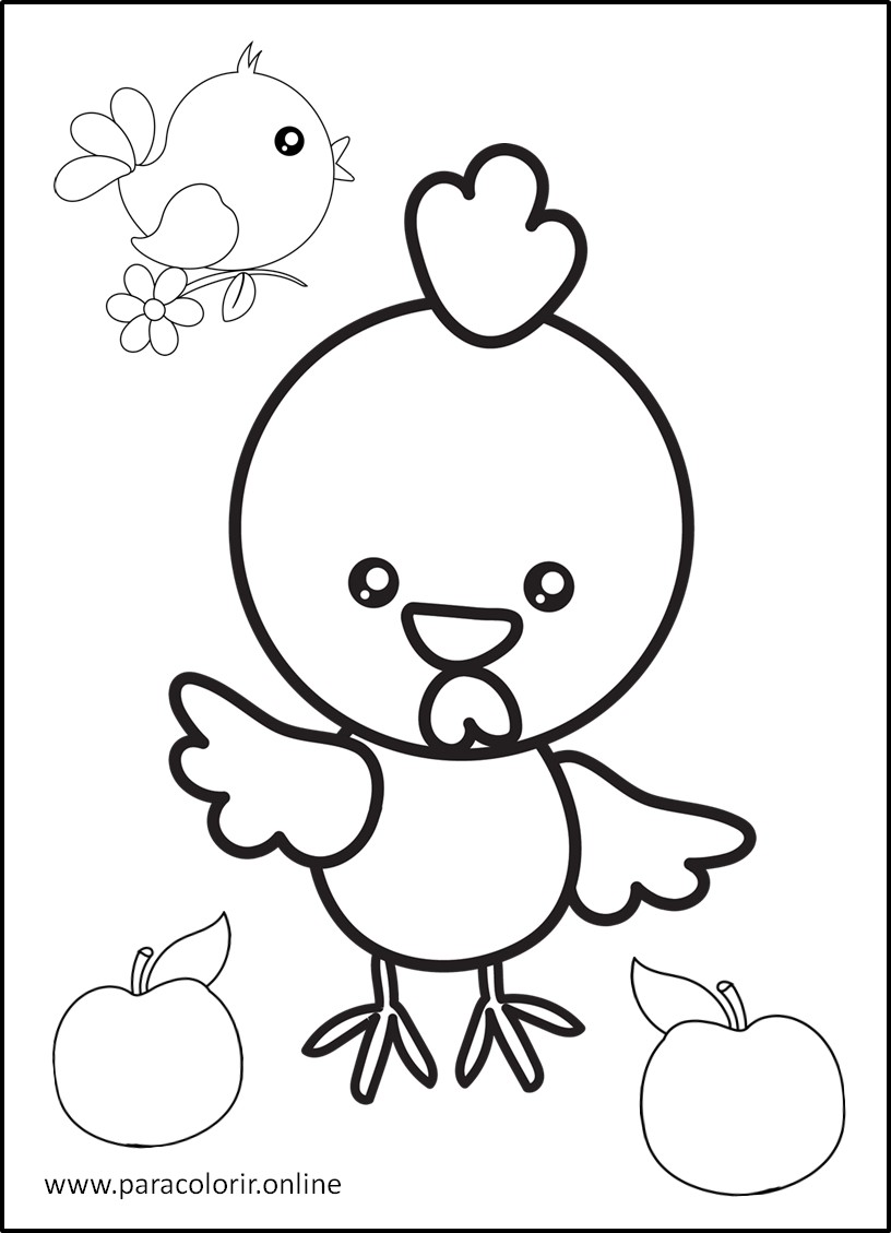 Desenhos para colorir de desenho de um pato para colorir online  