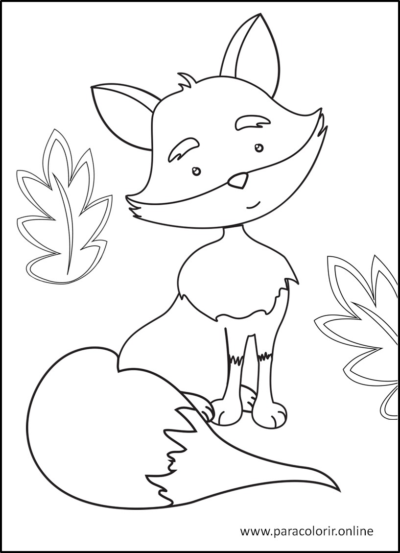 Desenhos De Animais Da Floresta Para Colorir Para Colorir