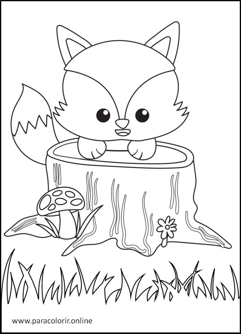 Desenhos De Animais Da Floresta Para Colorir Para Colorir