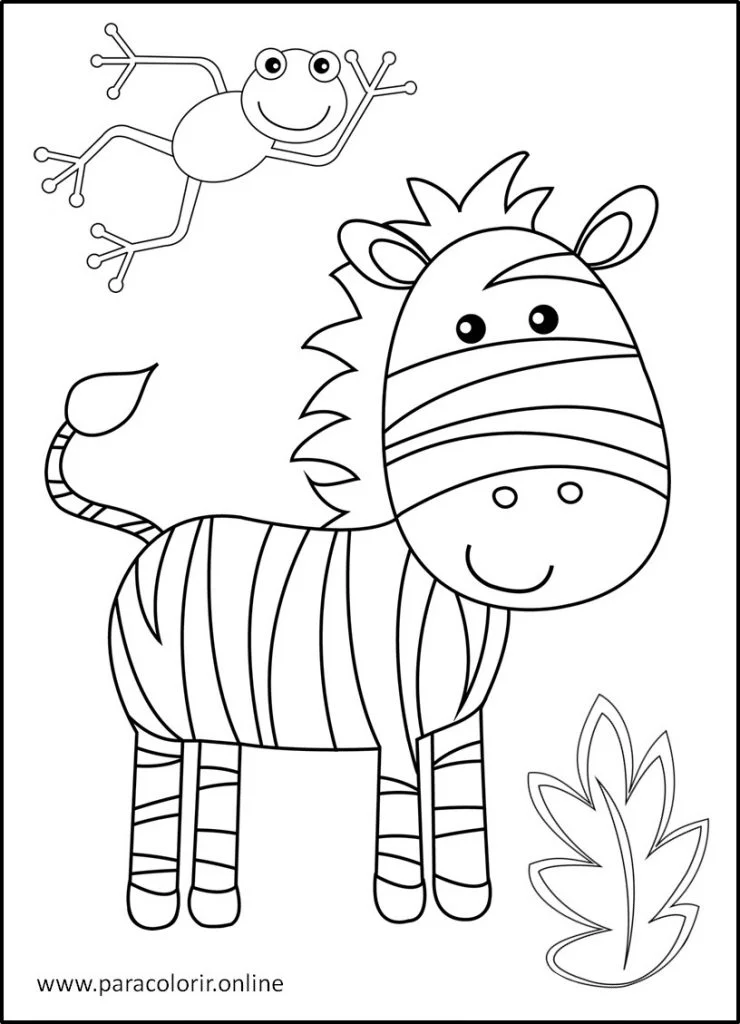 Desenhos para colorir de desenho de um cavalo selvagem para colorir online  