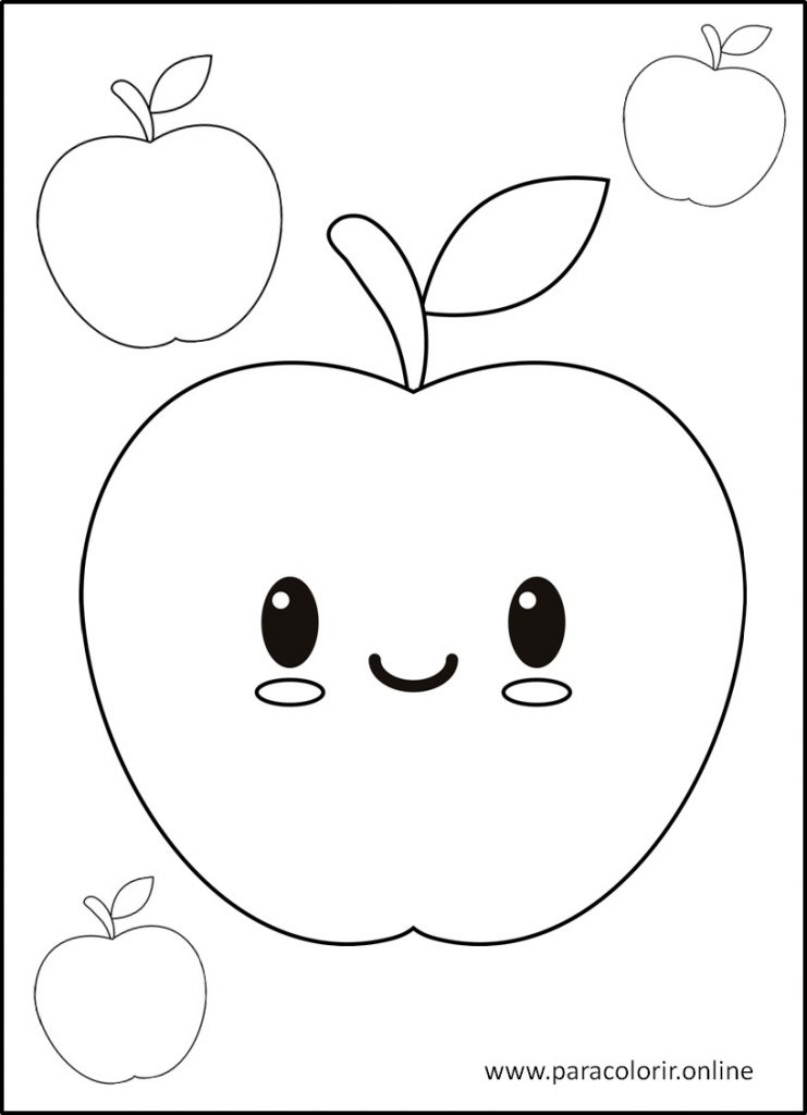 Desenhos De Frutas Para Colorir Para Colorir