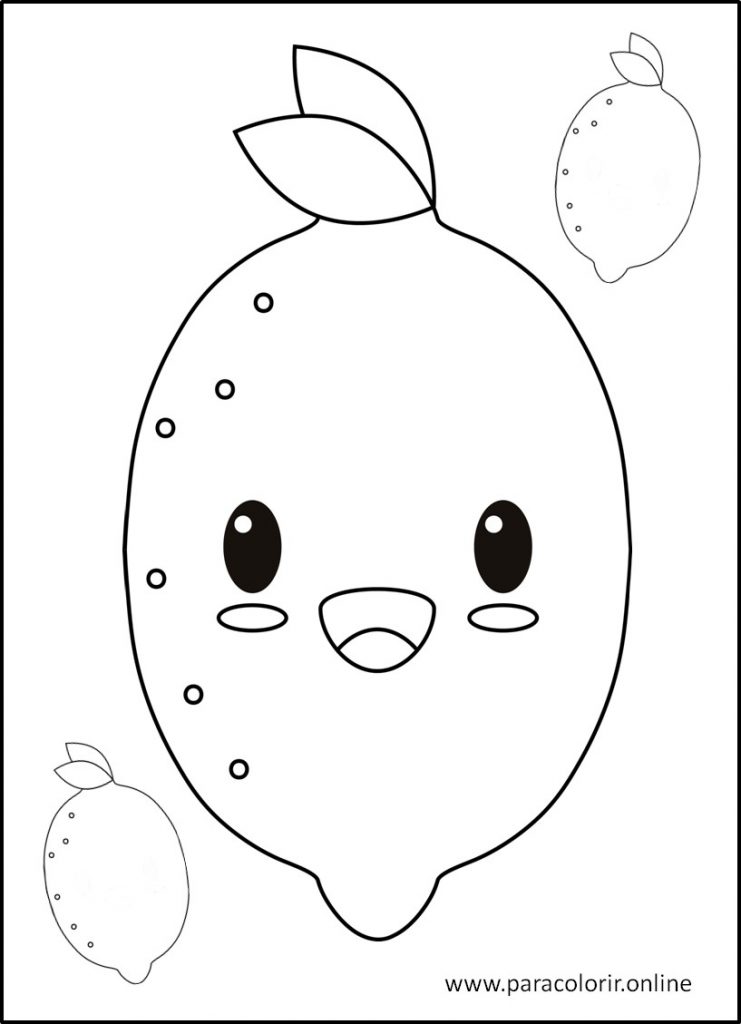 Desenhos De Frutas Para Colorir Para Colorir