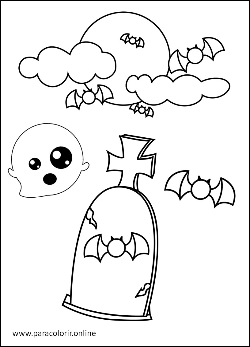 HALLOWEEN DESENHOS PARA COLORIR