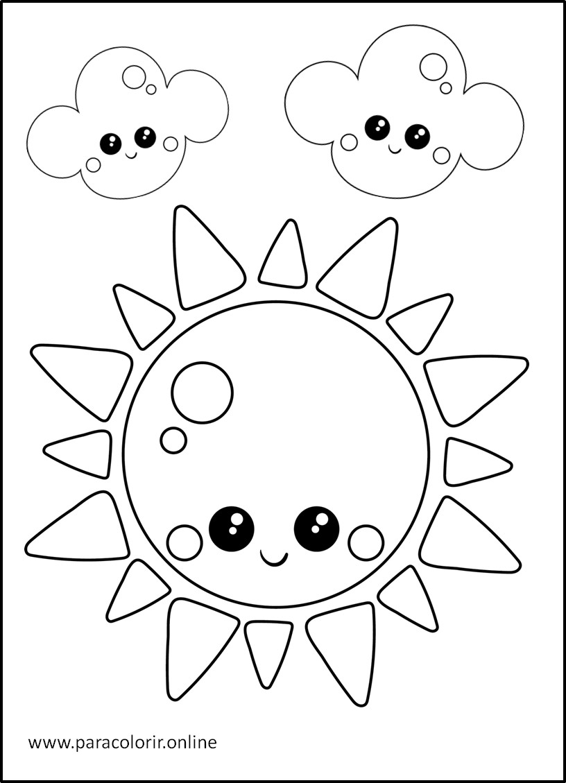 Desenhos de Natureza para Colorir - Colorir.com