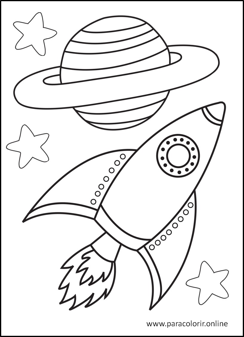 Desenho de Sistema solar para colorir  Desenhos para colorir e imprimir  gratis