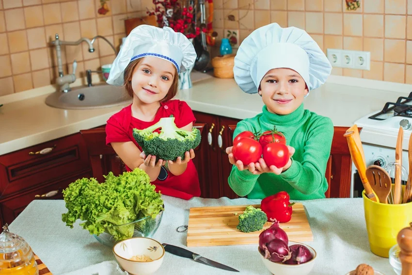 Desenhos de Ingredientes Vegetais para colorir, jogos de pintar e imprimir